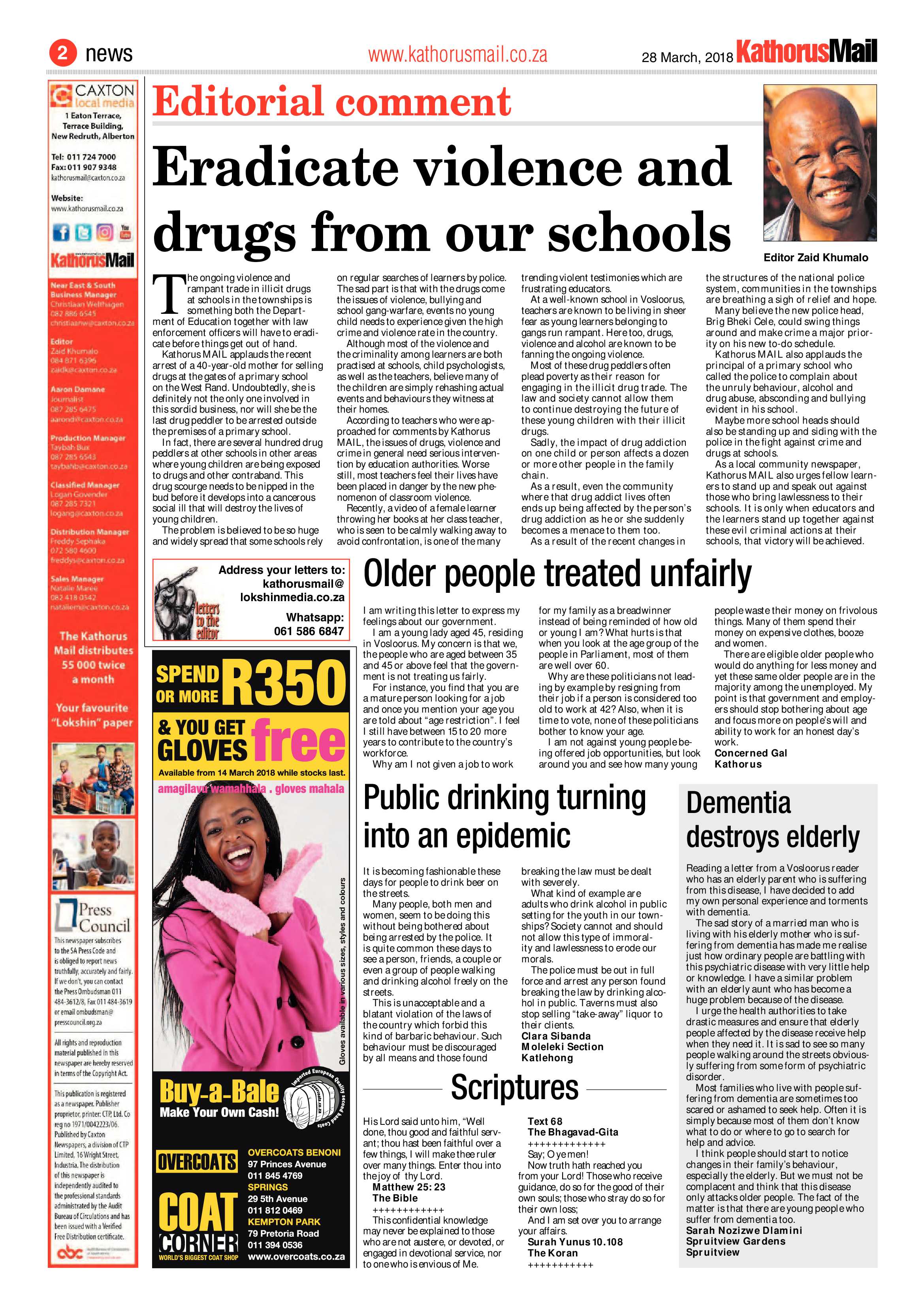 Kathorus Mail 28 March 2018 page 4