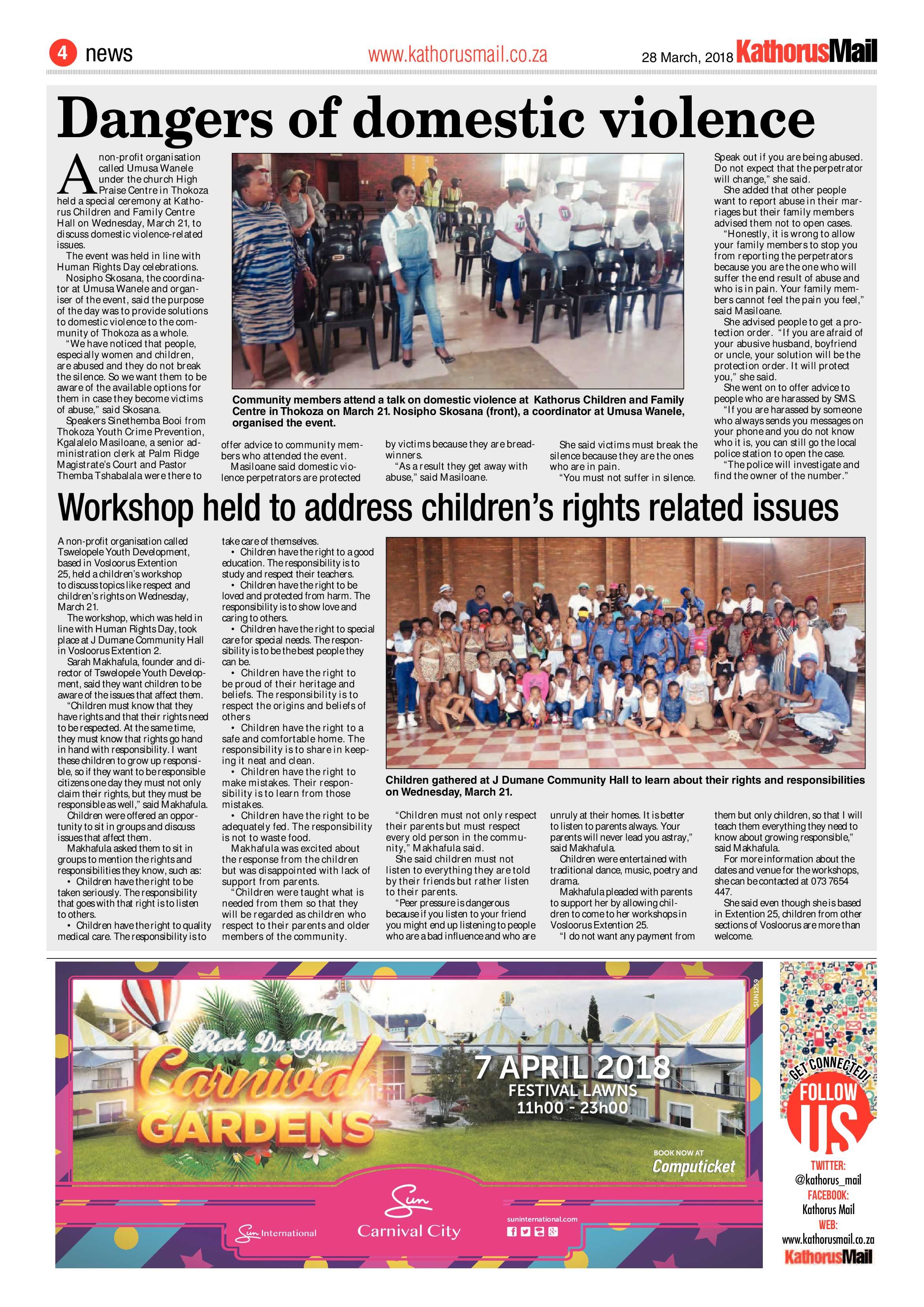 Kathorus Mail 28 March 2018 page 6