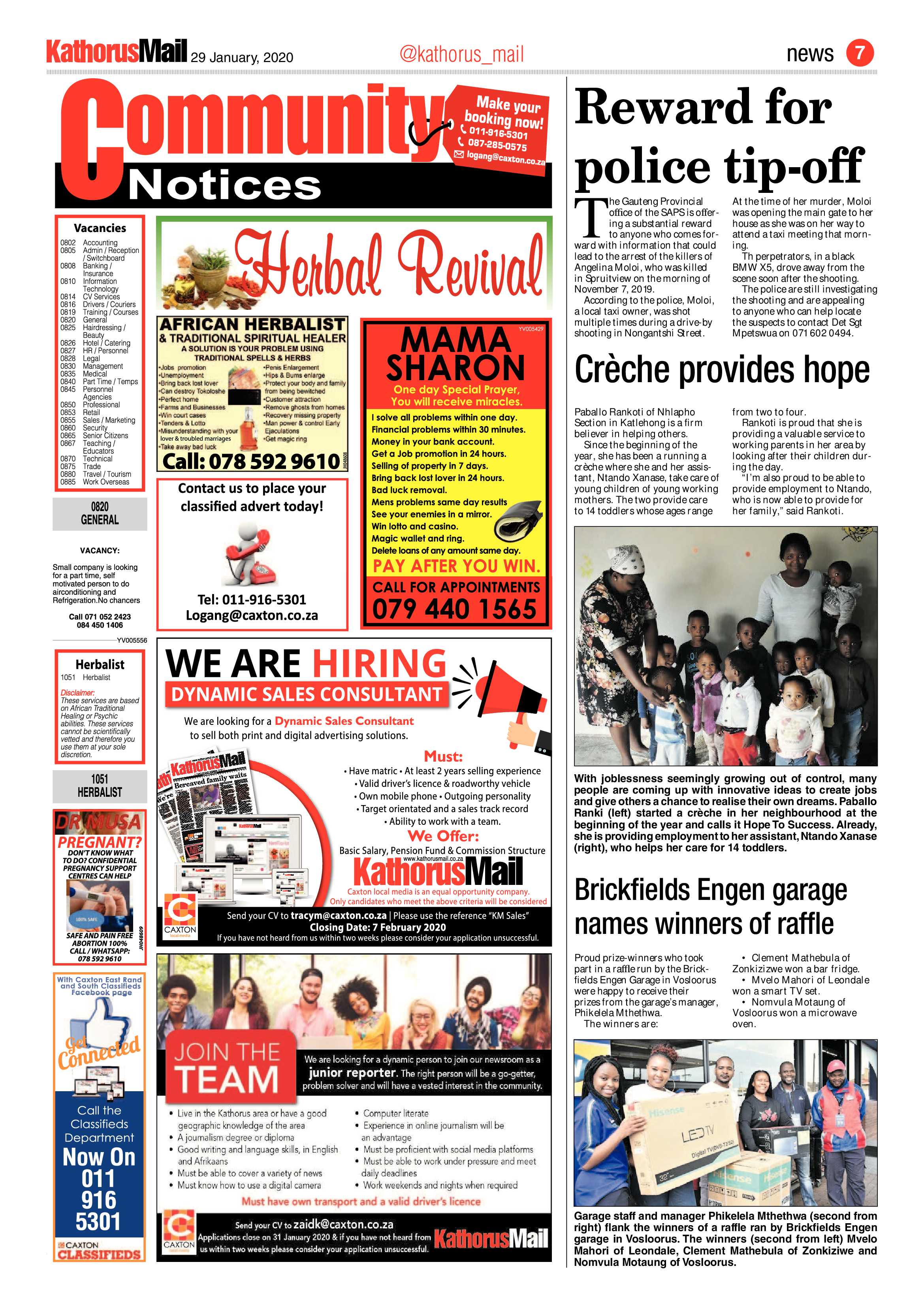 Kathorus Mail 29 January 2020 page 7