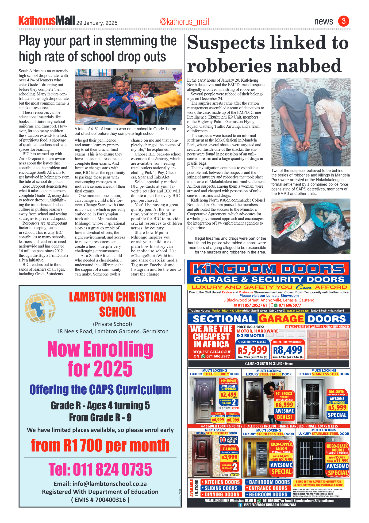 Kathorus Mail 29 January 2024 page 3