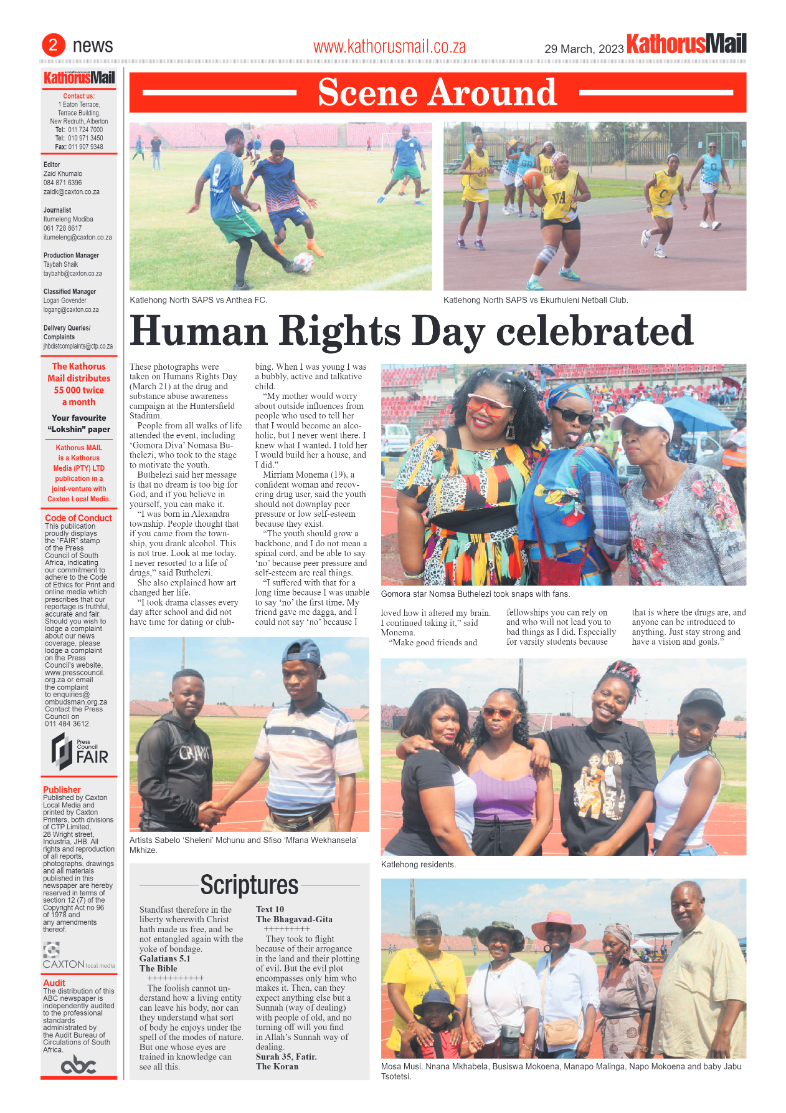 Kathorus Mail 29 March 2023 page 2