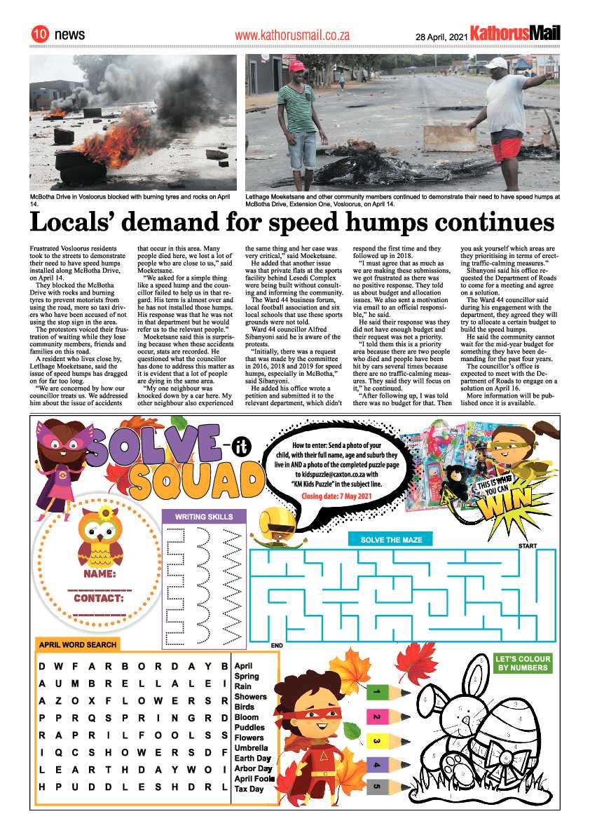 Kathorus Mail 30 April 2021 page 10