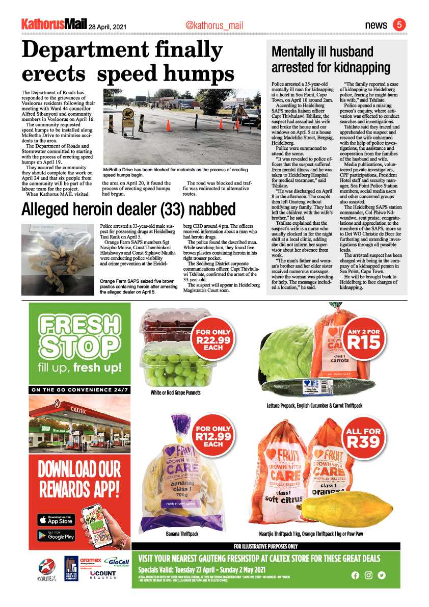 Kathorus Mail 30 April 2021 page 5