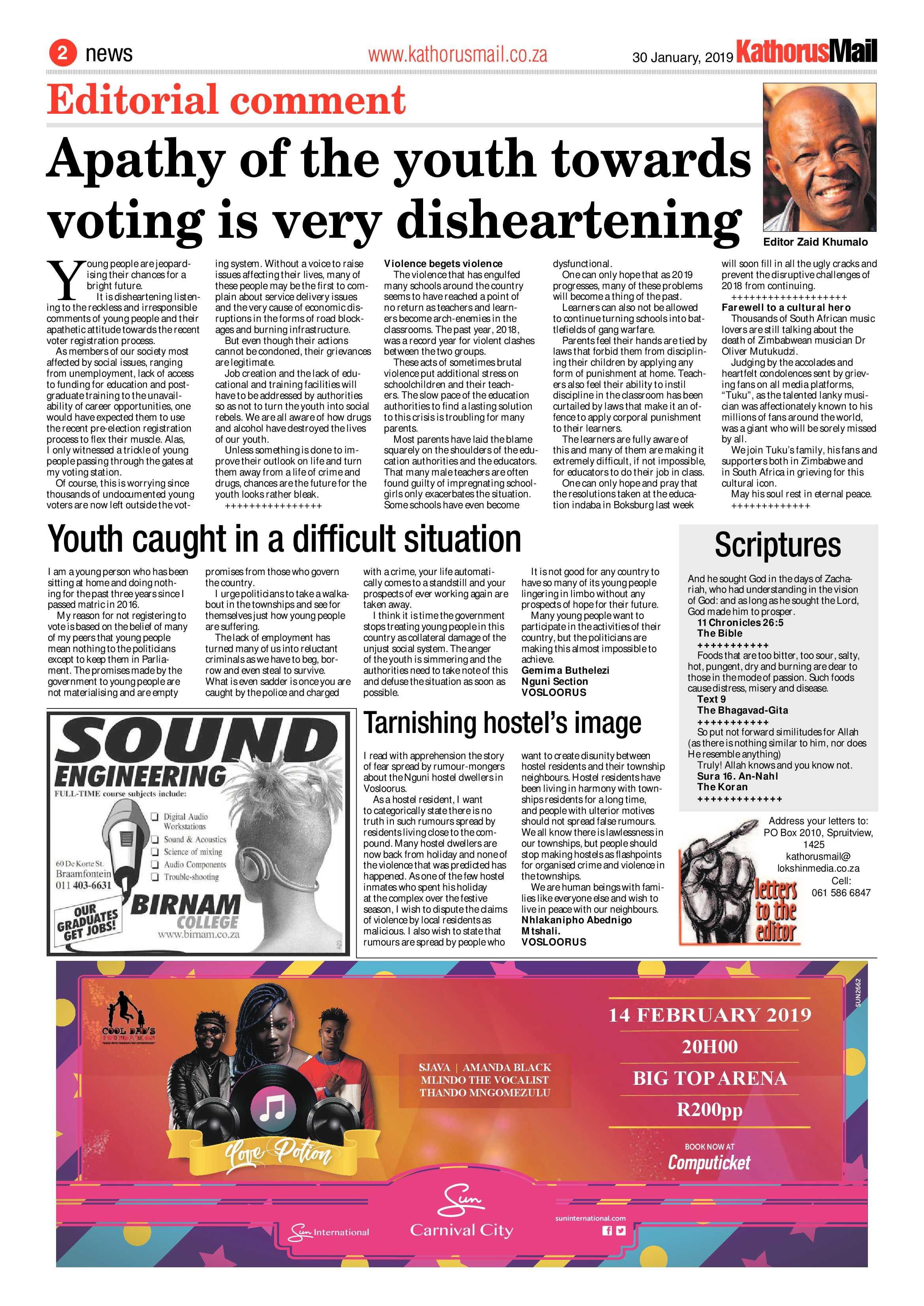 Kathorus Mail 30 January 2019 page 2