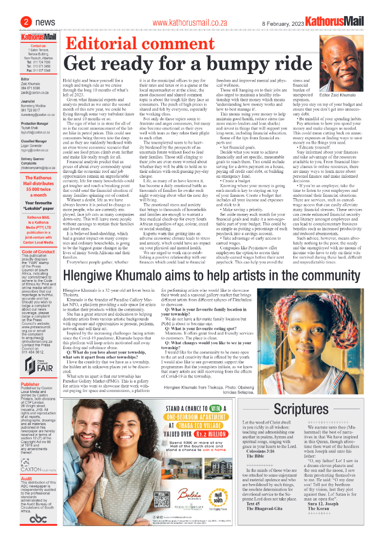 Kathorus Mail 8 February 2023 page 2