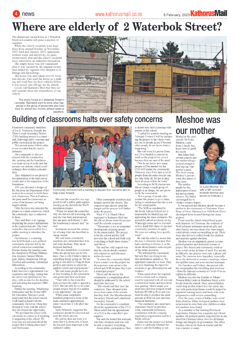 Kathorus Mail 8 February 2023 page 4