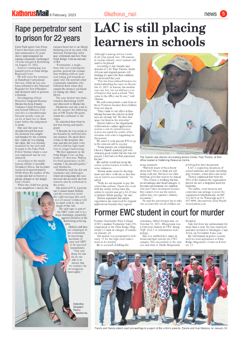 Kathorus Mail 8 February 2023 page 5