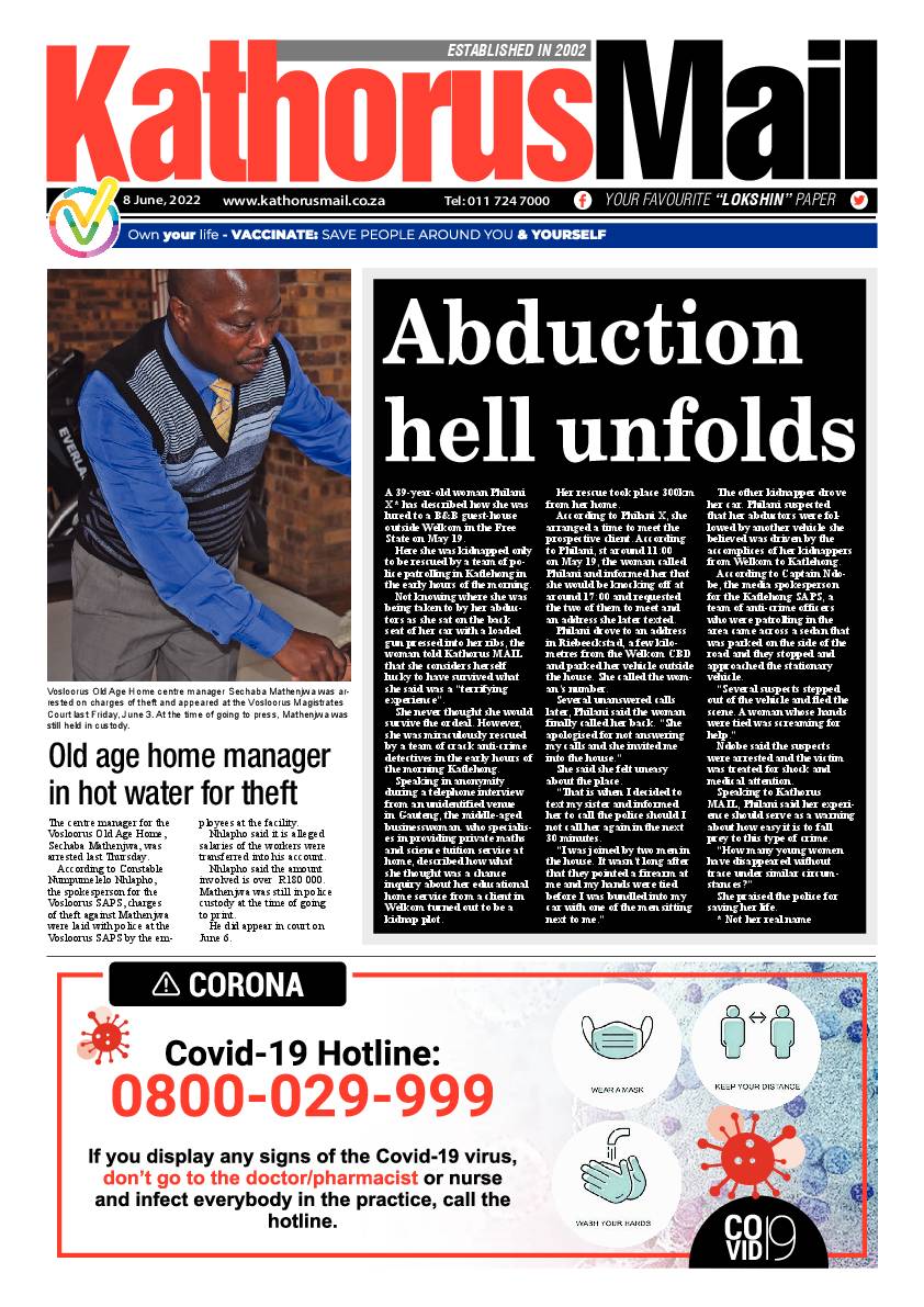 Kathorus Mail 8 June 2022 page 1