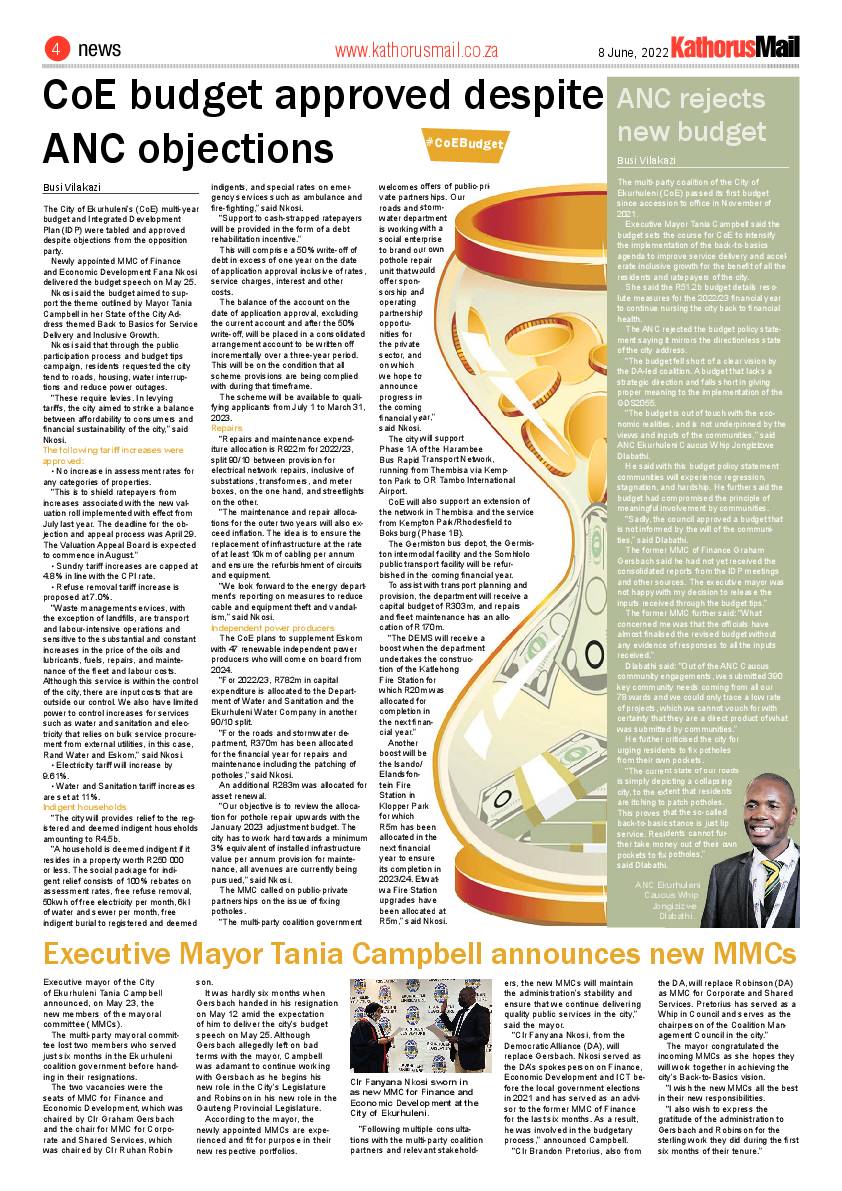 Kathorus Mail 8 June 2022 page 4