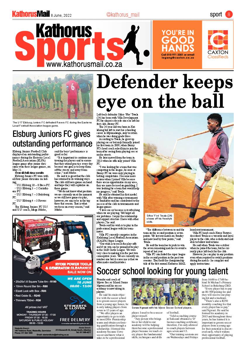 Kathorus Mail 8 June 2022 page 8