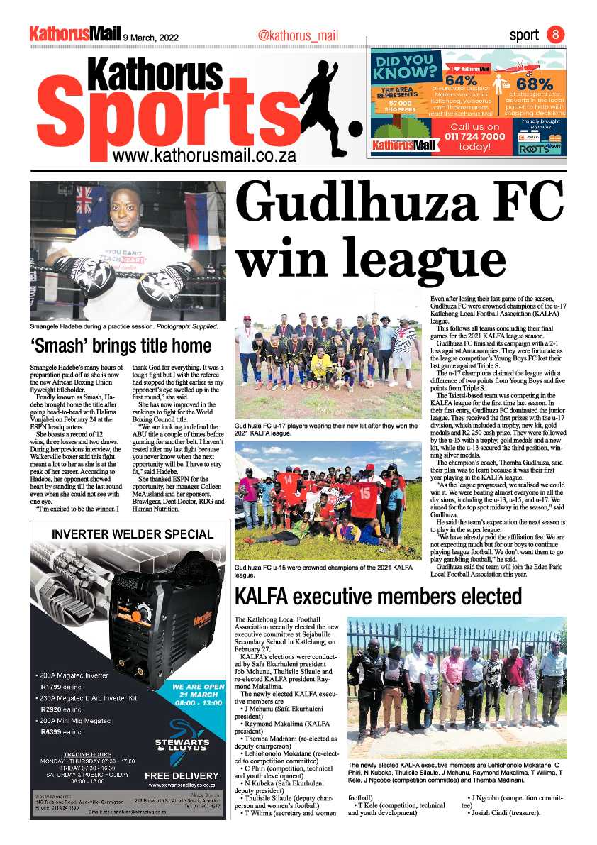 Kathorus Mail 9 March 2022 page 8
