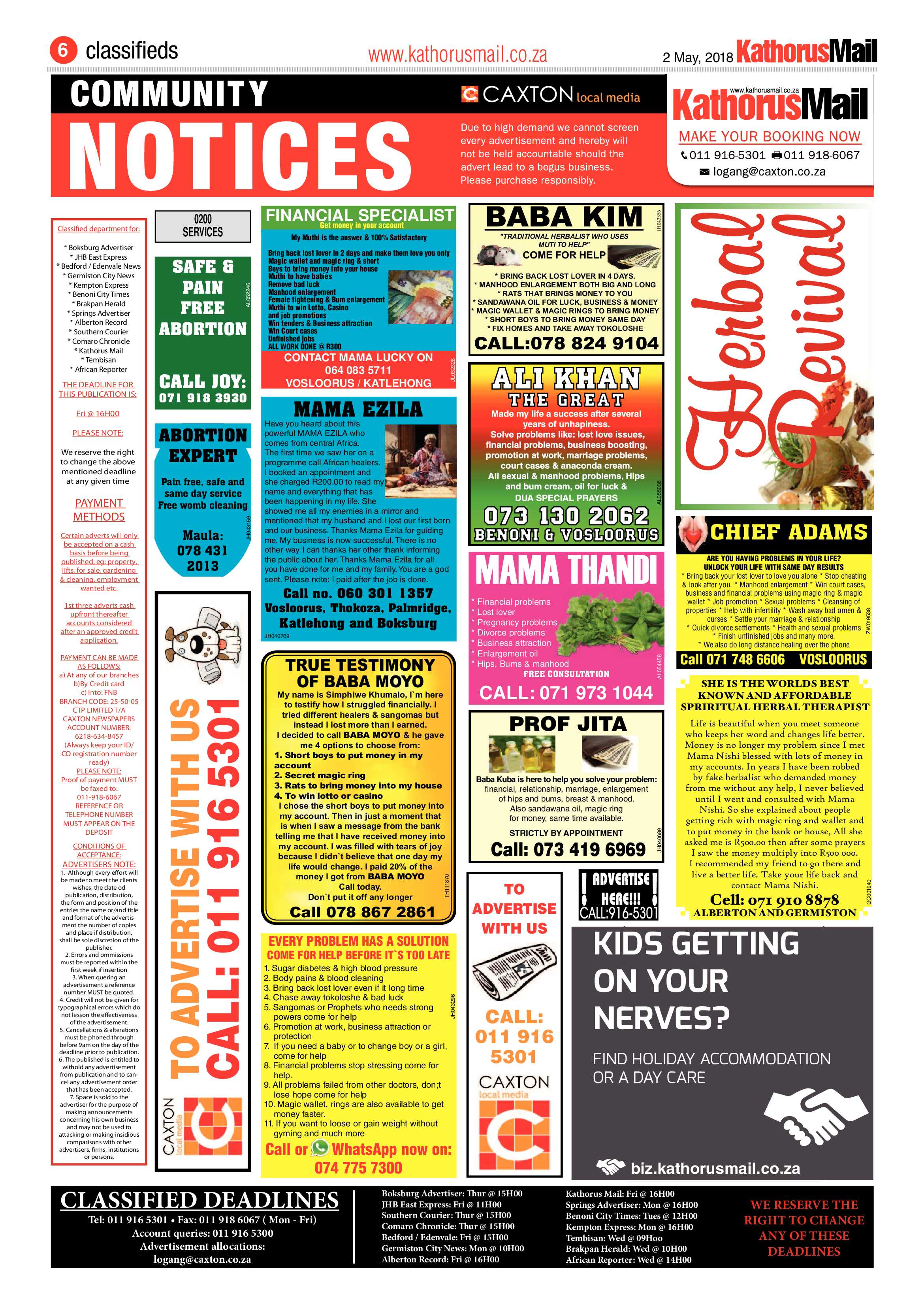 Kathorus Mail 9 May 2018 page 6