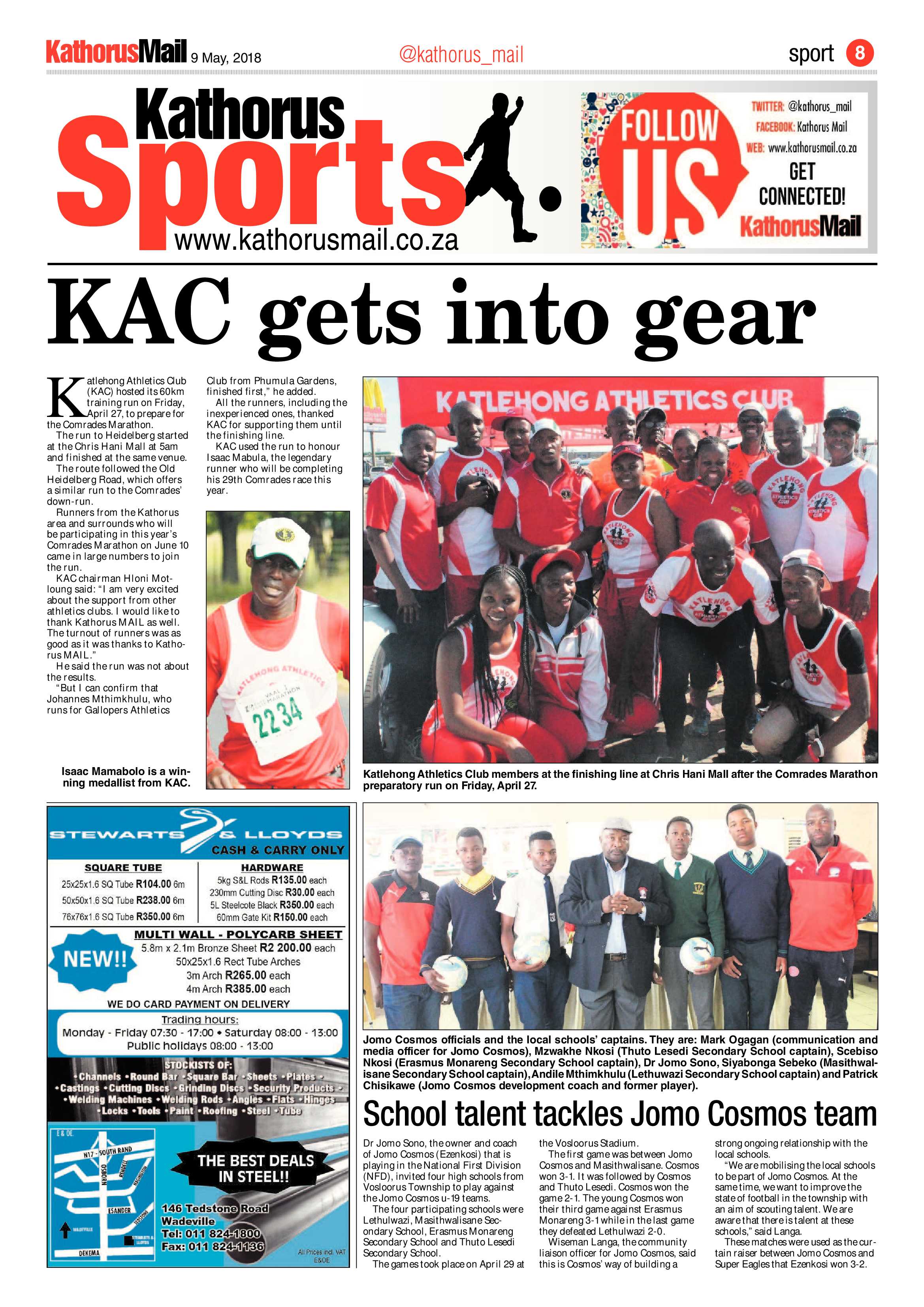 Kathorus Mail 9 May 2018 page 8