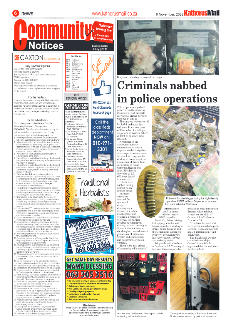Kathorus Mail 9 Nov 2022 page 6