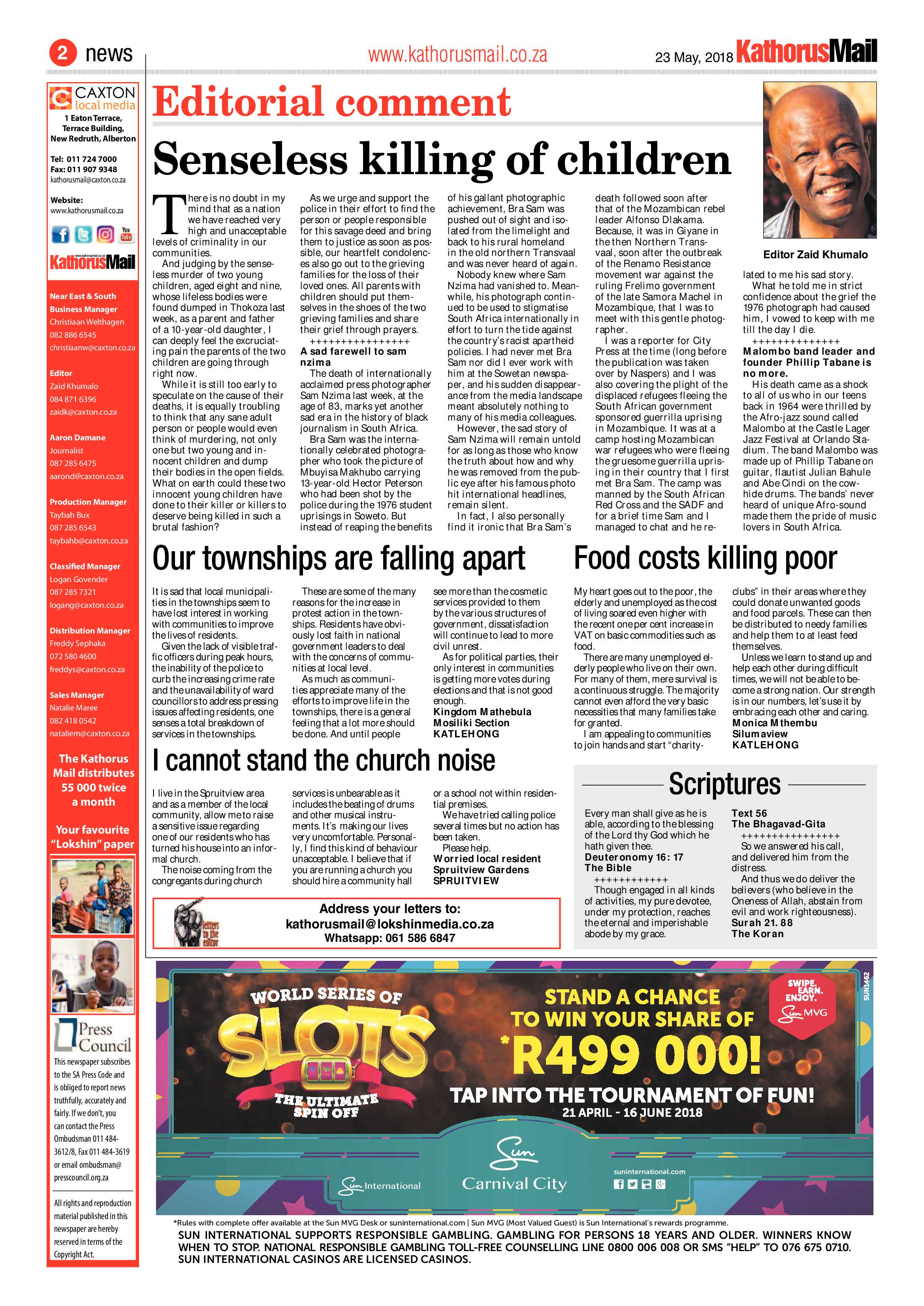 Kathorus Mail 24 May 2018 page 2